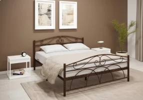 Кровать Морена Металл, 120х190 мм, Медный антик, Медный антик