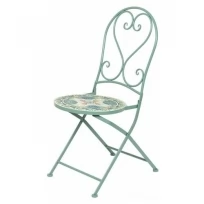 Kaemingk Складной стул с мозаикой Ривьера 93x46x39 см, металл 840954