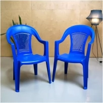 Садовые пластиковые кресла Венеция, Синий, 2 шт