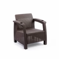 Кресло «Ротанг», 73x70x79 см, без подушки, цвет шоколад