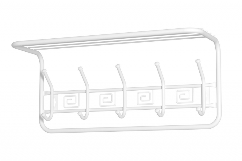 Вешалка ажур с полкой 60 см